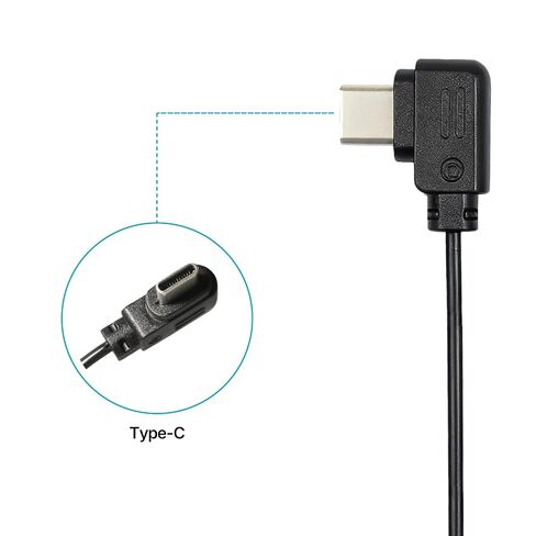 Camera Shutter Release Cable USB-C to TRS2.5mm for DJI Ronin-SC/RS2/RSC2/RS3/RS3 Pro/PS3 Mini/RS4/RS4 Pro Stabilizer,for EOS 80D 70D 60D for Fuji X-H2S XT2 XT3 Camera RSS Upwards Control Cable 39CM in Kuwait