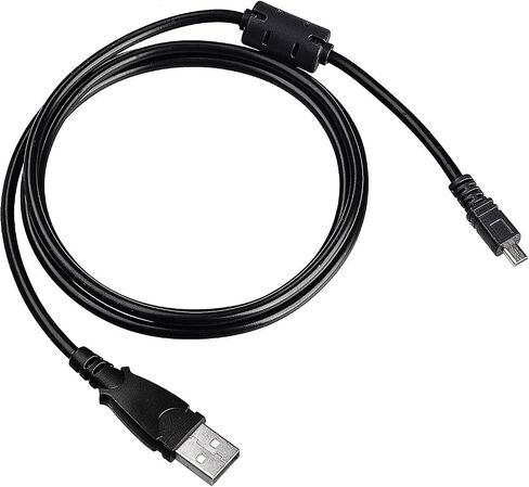 MaxLLTo 5ft Extra Long USB AC/DC Power Adapter Battery Charger + UC-E6 USB Sync Data Replacement Cable Cord for Casio Exilim EX-N1 s Camera in Kuwait
