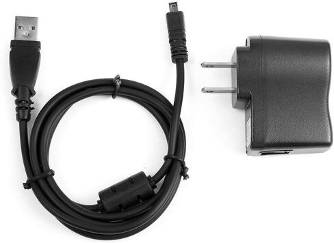 MaxLLTo 5ft Extra Long USB AC/DC Power Adapter Battery Charger + UC-E6 USB Sync Data Replacement Cable Cord for Casio Exilim EX-N1 s Camera in Kuwait