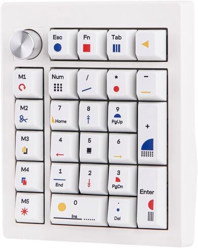 EPOMAKER TH26 Wireless Mechanical Numpad with 5 Macro Keys, BT/2.4G/USB-C in Kuwait