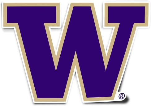 Desert Cactus Washington Huskies Sticker Decal (IND 1) in Kuwait