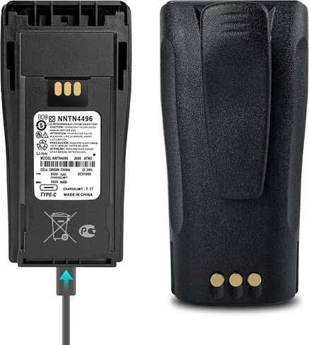 NNTN4497CR NNTN4497DR 7.4V 3000mAh Battery(Type-C Charge& Belt Clip) in Kuwait