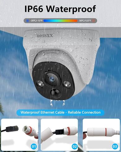 (2026 New) 4K/8MP Add-on PoE Security Camera for NVR System in Kuwait