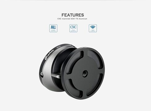 LB-75S 75mm Leveling Base for Tripod w Butterfly Lock Collar 55lb Max Load +/-15° Tilt in Kuwait