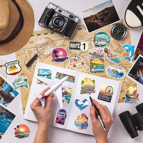 100PCS California Stickers, Waterproof Vinyl Decals in Kuwait