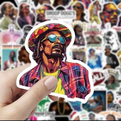60 pcs Snizoop Dogg Sticker Pack – Celebrate Hip-Hop Culture in Kuwait
