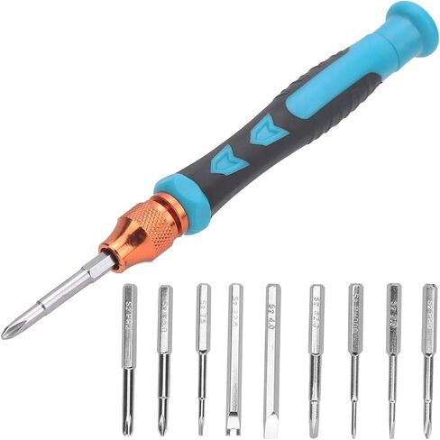 11pcs Accurate Magnetic Non slip Bit Set, Chrome Steel, Repair in Kuwait