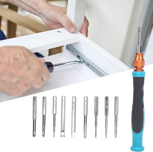 11pcs Accurate Magnetic Non slip Bit Set, Chrome Steel, Repair in Kuwait