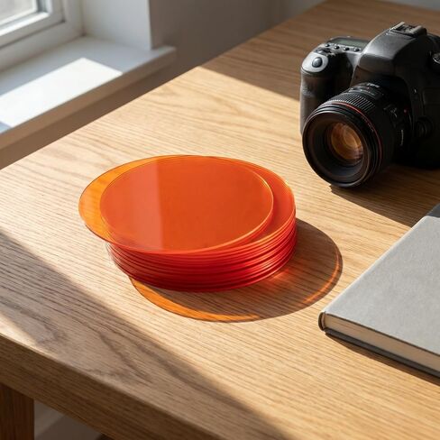30pcs Orange Self Adhesive Pet Light Filter Sheet in Kuwait