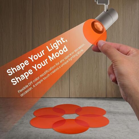 30pcs Orange Self Adhesive Pet Light Filter Sheet in Kuwait