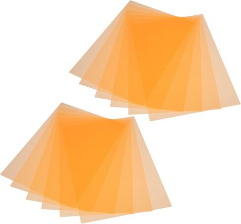 12pcs Color Filter Sheet for PVC Orange Photography Lighting in Kuwait