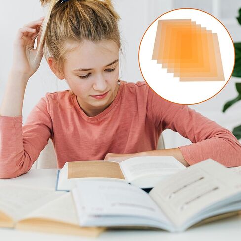 12pcs Color Filter Sheet for PVC Orange Photography Lighting in Kuwait