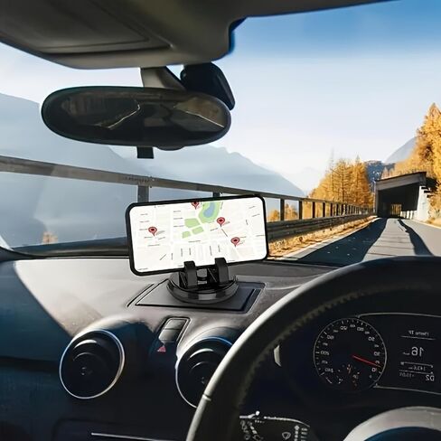 360° Rotatable Car Phone Holder Mount, Universal Dashboard Cell Phone Stand for Car in Kuwait