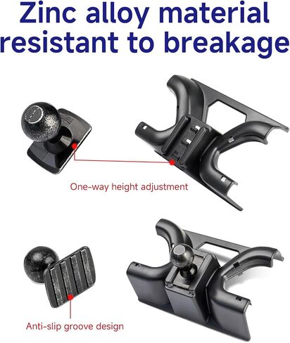 17mm Zinc Alloy Ball Adapter for Vehicle-Specific Phone Mount in Kuwait