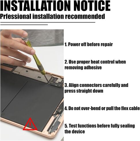 2PCS for iPad 5th 6th Gen Screen Adhesive Replacement for iPad 2017 2018 9.7 inch Front Touch Panel LCD Bezel Frame Pre-Cut Tape Sticker Glue Fit for Model: A1822 A1823 A1893 A1954 in Kuwait