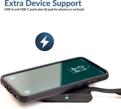 Cyber Acoustics DS-1500 USB-C Port Replicator with Built-in Qi Charging in Kuwait