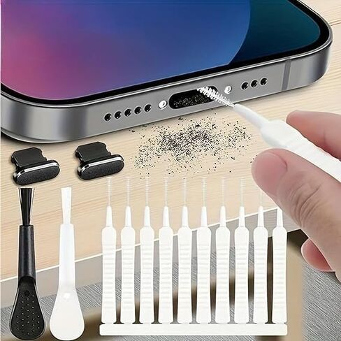 13pcs Dust Plug Kit with Cleaning Brush for Computers, Laptops, Keyboards & Electronics - Prevents Dust and Debris in Kuwait