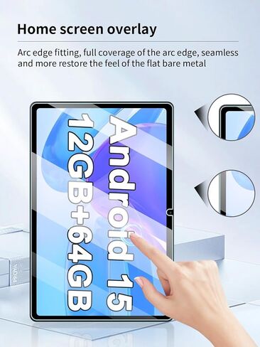 Screen Protector for ATOZEE AT-CP20 Android Tablet 10 inch Tablets, Anti-Scratch 9H Hardness Touch Sensitive 2.5D Rounded Edges Bubble Free Easy to Install,2 Pack. in Kuwait