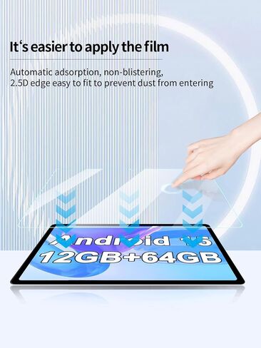 Screen Protector for ATOZEE AT-CP20 Android Tablet 10 inch Tablets, Anti-Scratch 9H Hardness Touch Sensitive 2.5D Rounded Edges Bubble Free Easy to Install,2 Pack. in Kuwait