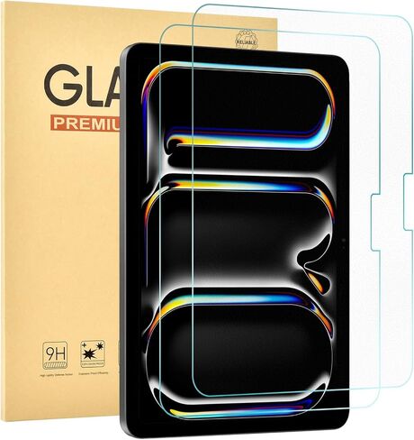 2 Pack Matte Screen Protector for iPad 6th 5th [9.7 inch],9H Hardness Tempered Glass Film for iPad Air 2/Air 1/Pro [9.7 inch],Anti-Glare,Case Friendly,Touch Sensitive,Anti-Scratch,Bubble Free in Kuwait