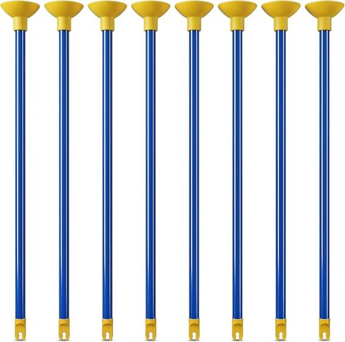 8 Pack Replacement Suction Cup Arrows for Bow and Arrow Set, 16.5 Inch Safe Rubber Suction Darts for Archery Target Practice, Blue in Kuwait
