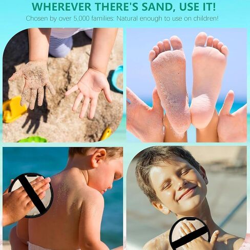 Sand Remover Bag Beach Sand Remover Portable Reusable Waterless Cleaning in Kuwait