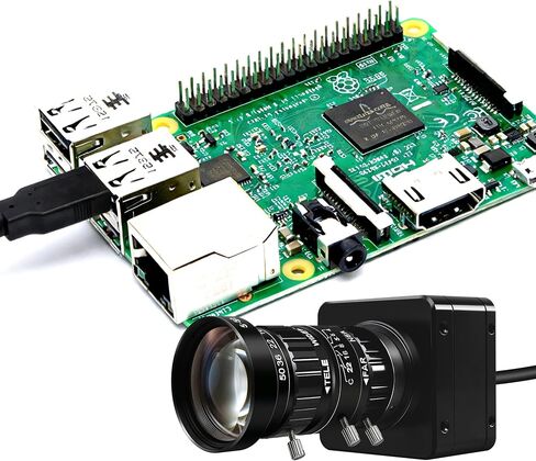 SVPRO USB3.0 Camera, 60fps High Speed 4K USB Camera, 8.3MP Manual Focus Webcam with 5-50mm CS Lens, 10X Zoom Streaming Cam UVC Plug and Play for Windows/Linux/Mac/Android in Kuwait