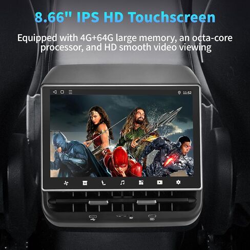 8.66" Rear Screen for Tesla Model Y & Model 3 in Kuwait
