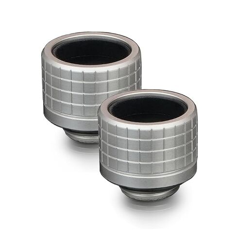 Thermal Grizzly DeltaMate HT16 Compression Fitting for Rigid Tubing, 16mm OD, Matt Nickel, 2-Pack in Kuwait