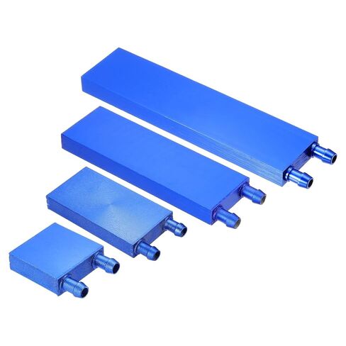 PATIKIL 40x40/80/120/160x12mm Aluminum Water Cooling Block,Silver in Kuwait