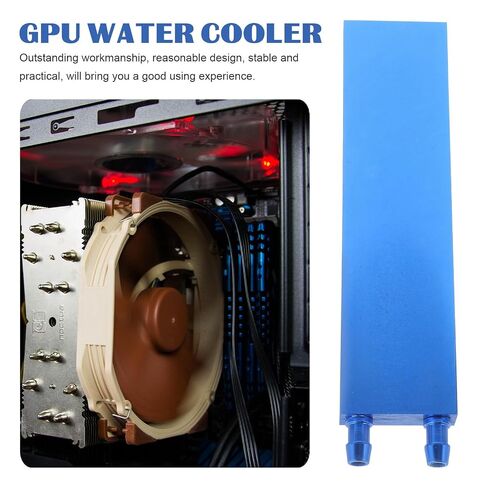 Beavorty Aluminum Alloy CPU Water Cooling Block 40x160mm with Side Outlet, Stable Performance Low-Profile Cooler for PC Cooling System and Gpu Water Cooler in Kuwait