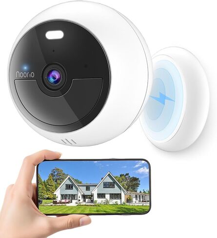 Noorio 2K IP66 Magnetic Wireless Security Camera,32GB Local Storage,B210SE in Kuwait