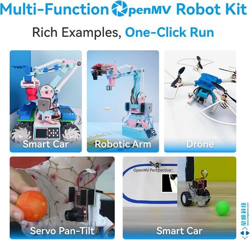 OpenMV N6 Cam, SingTown Genuine, Intelligent Machine Vision AI Smart Camera, YOLO Object Detection, Image Processing, Industrial Color Global Shutter, Edge AI Machine Learning, Robotics, WiFi Ethernet in Kuwait