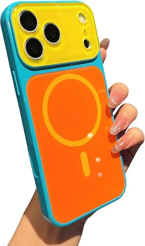Caseative for iPhone 17 Pro Max Case, Orange Yellow in Kuwait