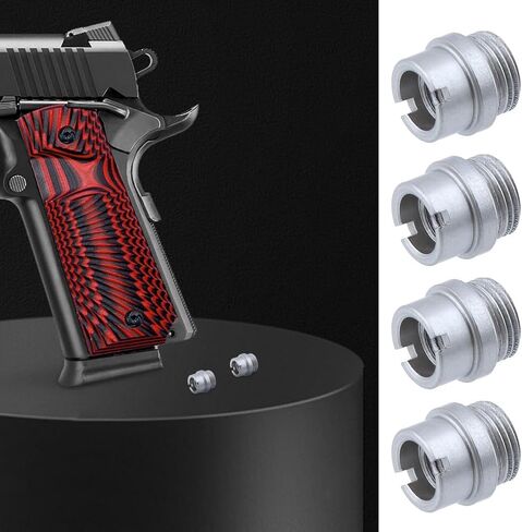 4pcs 1911 Grip Screw Bushings, 416 Stainless Steel Outdoor Sports Spare Parts 1911 Grip Screw Bushings in Kuwait