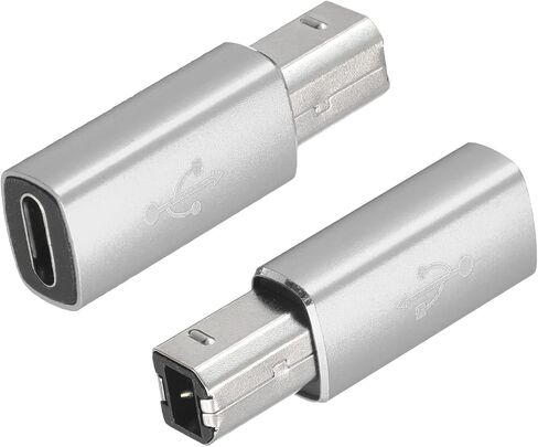 USB C to Printer MIDI Convert Adapters Type C to USB B Adapters [for Piano, Printer, Synthesizers, Tablet] - Red /1 Pcs in Kuwait