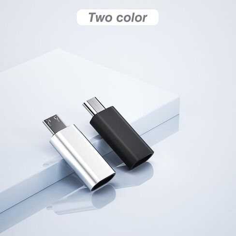 Lightning Female to Micro USB Male Adapter (Pack of 3) for Android Phone Charging Connector PC Connection Data Transfer sync Charging Compatible with Samsung Galaxy S6 S7 Edge+ S7 Active Note5 in Kuwait