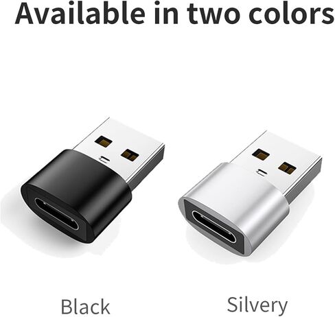 USB C Female to USB Male Adapter (Pack of 3) for iPhone 16 Charging Cable Compatible with Samsung Galaxy S24 for ipad Type C Connector USB-A Charger OTG Accessory for car MacBook PC in Kuwait