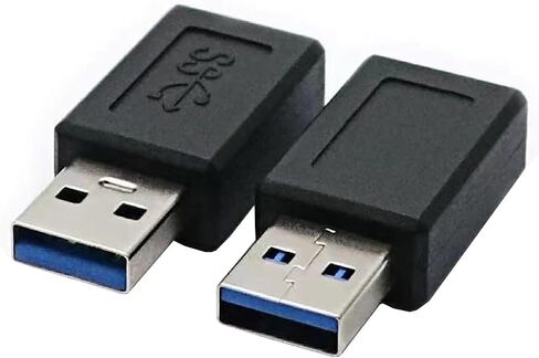 USB A to USB C, USB 3.0 Type A Male to USB 3.0 Type C (USB-C) Female Data & Charging Converter Adapter for Laptop and PC (2 PCS) in Kuwait