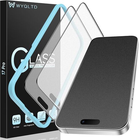 2 Pack for iPhone 17 Pro Matte Screen Protector Glass in Kuwait