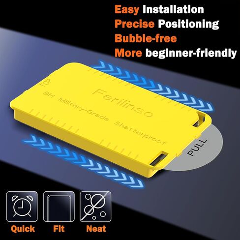 Ferilinso Privacy Screen Protector for iPhone Tempered Glass Duo Ultra Fold in Kuwait
