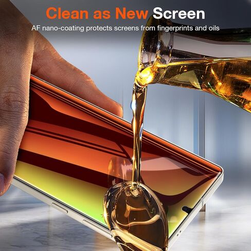 LYWHL 2 Pack for Samsung Galaxy S25 Ultra Privacy Screen Protector, Gradient Colorful Anti-Spy Film[Not Glass] [Like Original Fingerprint Unlock], Anti-Blue Light, Sensitive Touch, Case Friendly in Kuwait