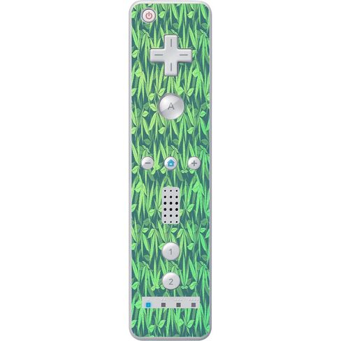 Weed Pattern Green Vinyl Decal Sticker Skin by Debbie's Designs for Wiimote Wii Controller in Kuwait