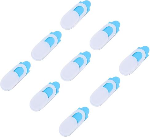 Jiawu 30pcs Webcam Cover Slide for Enhanced Privacy Protection Thin Design Compatible with Smartphones Laptops Tablets ABS Material (White) in Kuwait