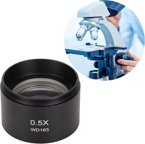 0.5X High Definition Stereo Microscope Lens with Metal Body for Clear Imaging in Kuwait