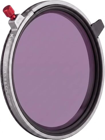 Kase 58mm Variable ND Filter ND1.5-8 Stops + CPL + Black Mist 3-in-1 Lens in Kuwait