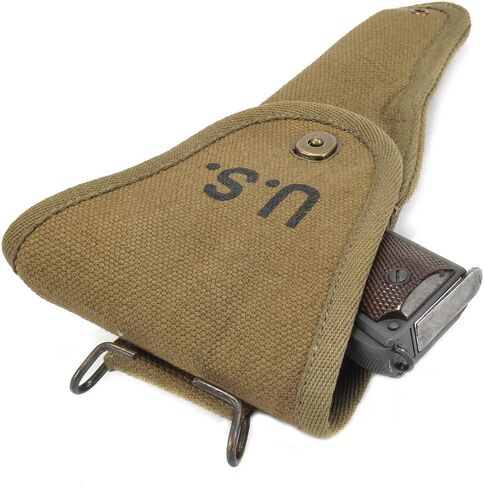 World War Supply M1916 M1 Experimental Canvas Holster for M1911 .45 OD in Kuwait
