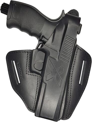 VlaMiTex B24 Leather Holster Fits Umarex T4E by P2P HDP .50 Caliber Pepper Ball Air Pistol in Kuwait