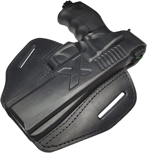 VlaMiTex B24 Leather Holster Fits Umarex T4E by P2P HDP .50 Caliber Pepper Ball Air Pistol in Kuwait