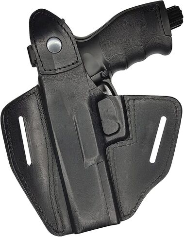 VlaMiTex B24 Leather Holster Fits Umarex T4E by P2P HDP .50 Caliber Pepper Ball Air Pistol in Kuwait